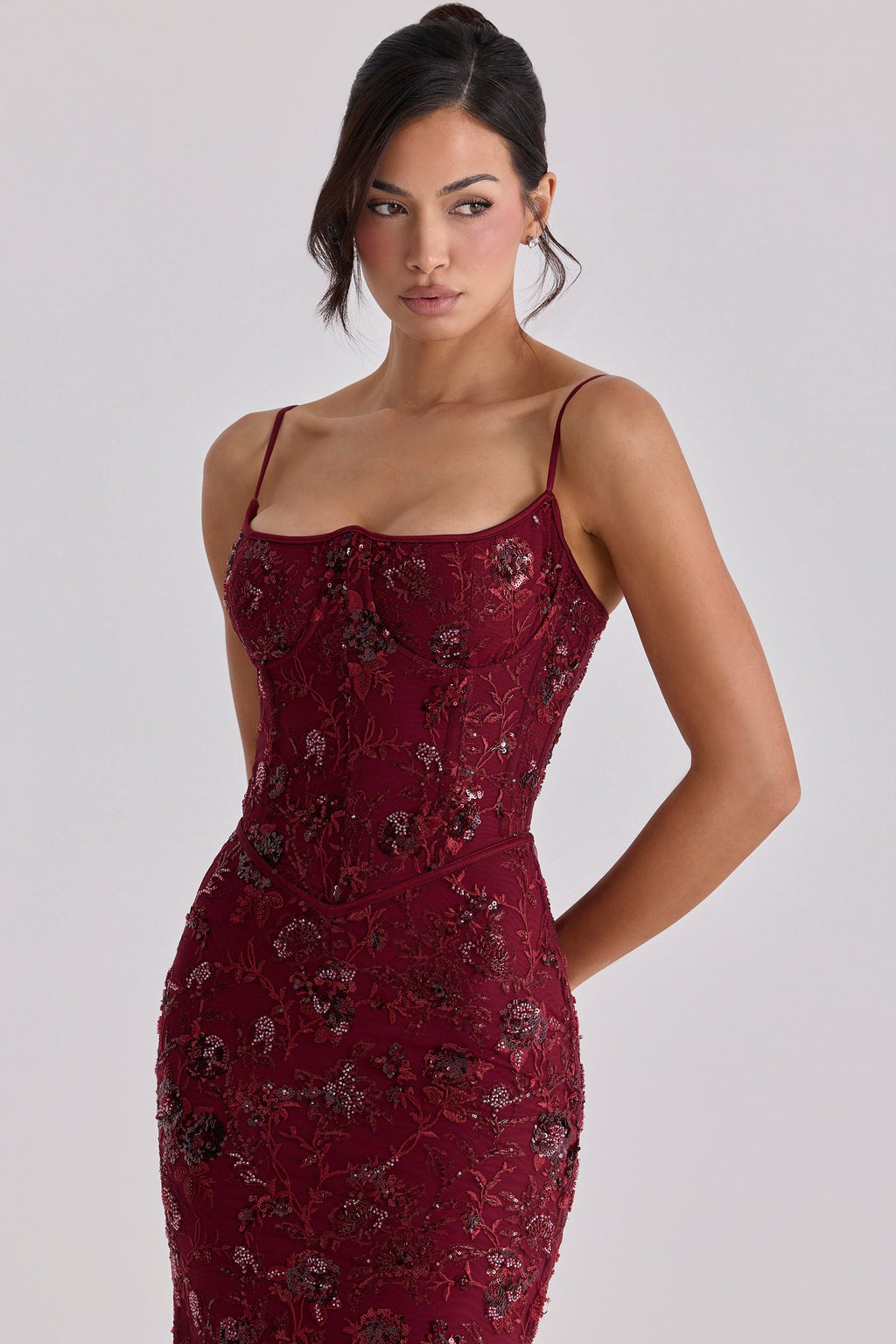 Bella Rosia Vestido Maxi