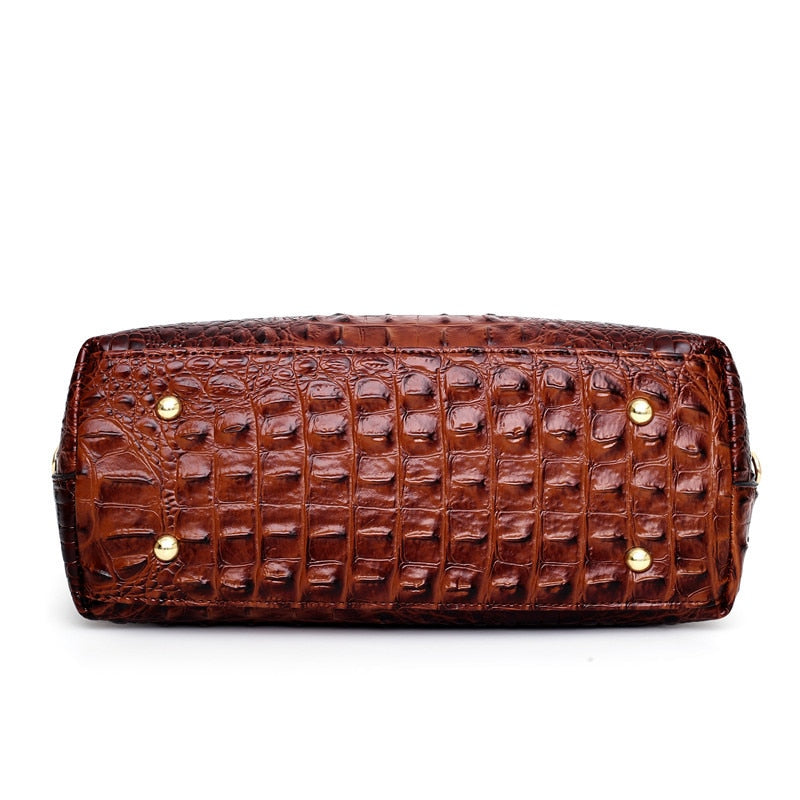 Oriana - Bolso de Cocodrilo con Gradiente Retro