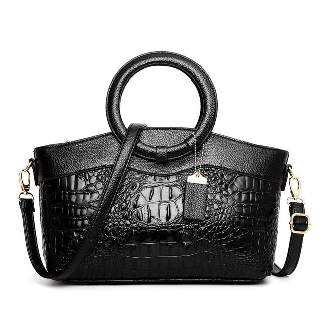 Oriana - Bolso de Cocodrilo con Gradiente Retro