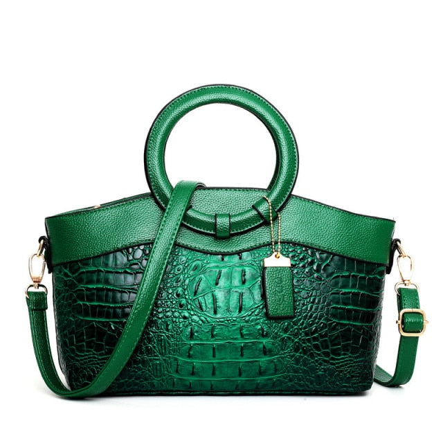 Alfrida | Bolso elegante con sofisticado grabado de cocodrilo