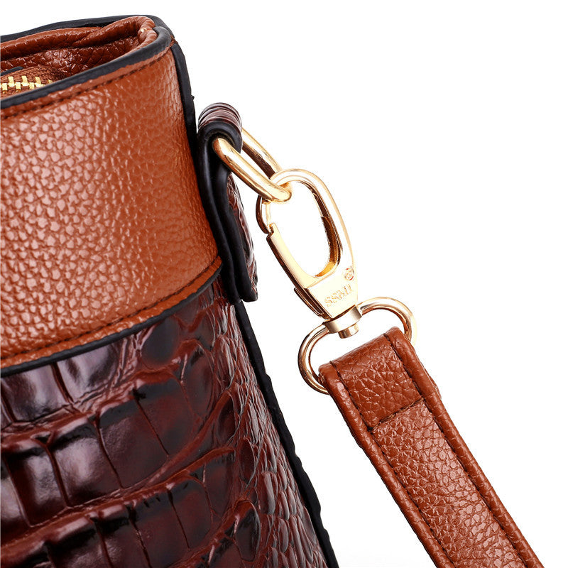Alfrida | Bolso elegante con sofisticado grabado de cocodrilo