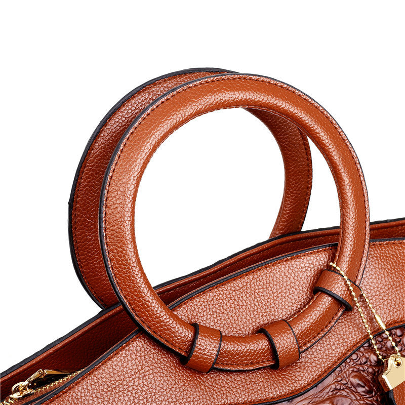 Oriana - Bolso de Cocodrilo con Gradiente Retro