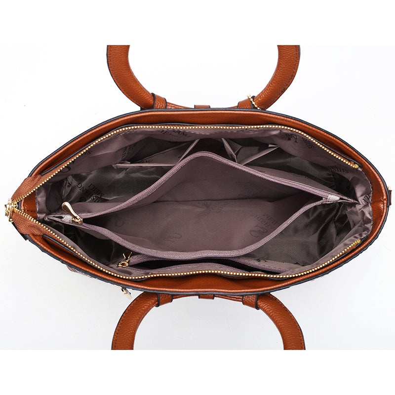 Oriana - Bolso de Cocodrilo con Gradiente Retro