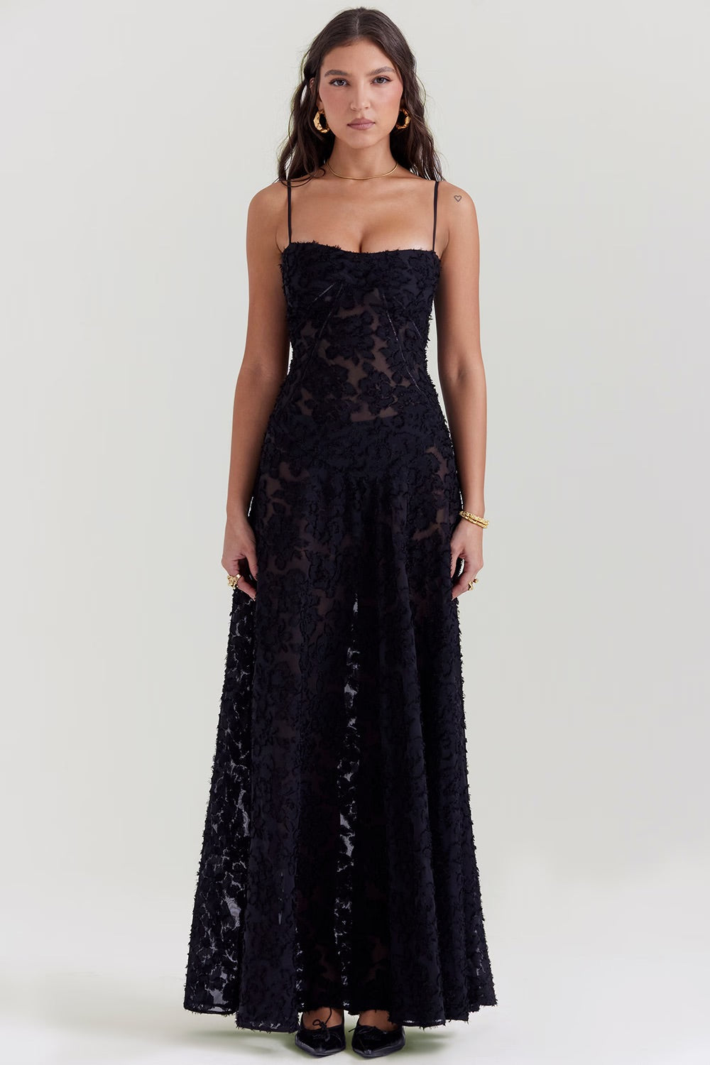 Bella Rosia Vestido Maxi