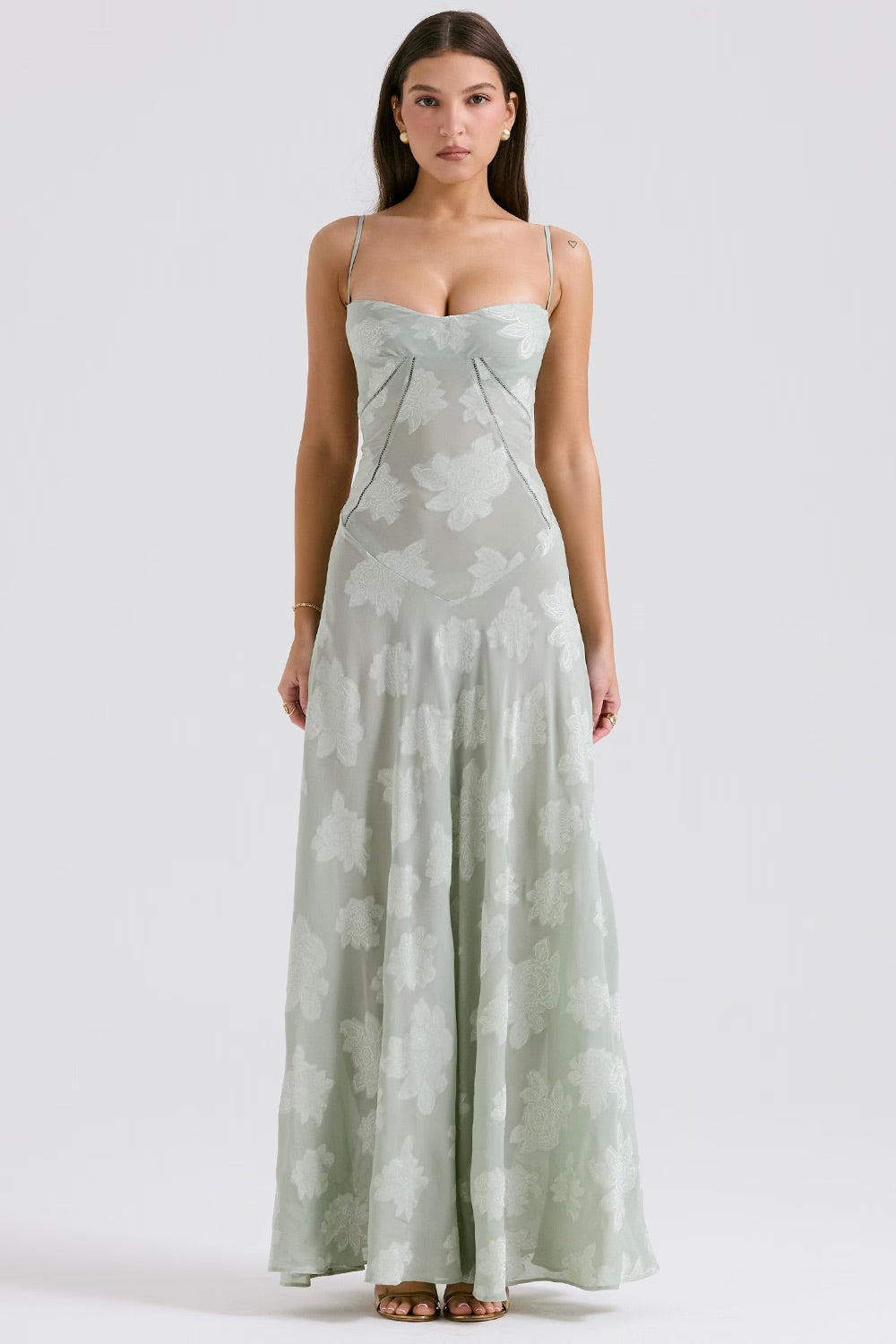 Bella Rosia Vestido Maxi
