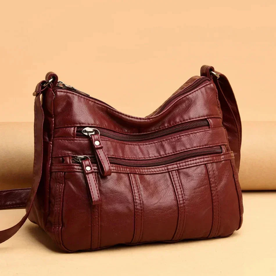 Oriana | Bolsa de bolsillo de múltiples capas de PU de lujo