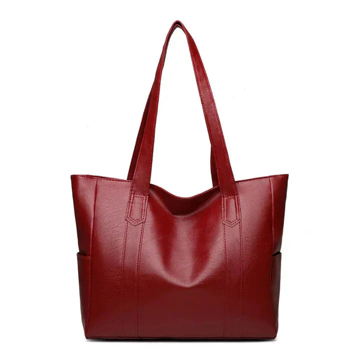 Bolso de Hombro de Cuero Genuino