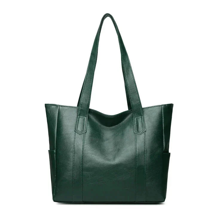 Bolso de Hombro de Cuero Genuino