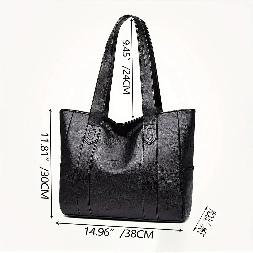 Bolso de Hombro de Cuero Genuino