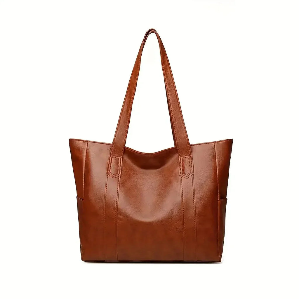 Bolso de Hombro de Cuero Genuino