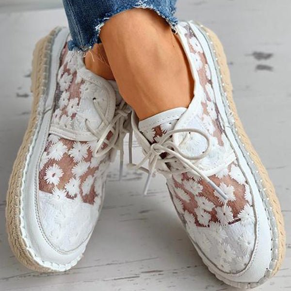 Gloria - Zapatos ortopédicos modernos y ligeros con estampado floral