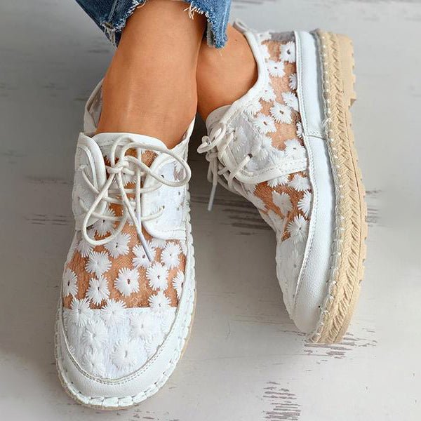 Gloria - Zapatos ortopédicos modernos y ligeros con estampado floral