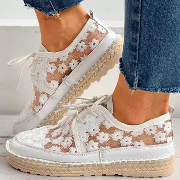 Gloria - Zapatos ortopédicos modernos y ligeros con estampado floral