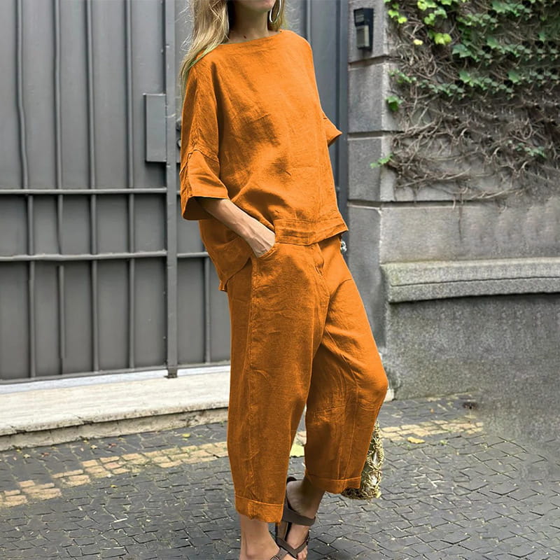 SAVANNAH – CONJUNTO DE DOS PIEZAS CON ESTILO RELAJADO
