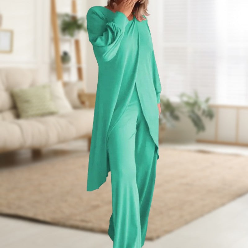 ELODIE – CONJUNTO DE TOP Y PANTALONES ULTRA-SUAVE