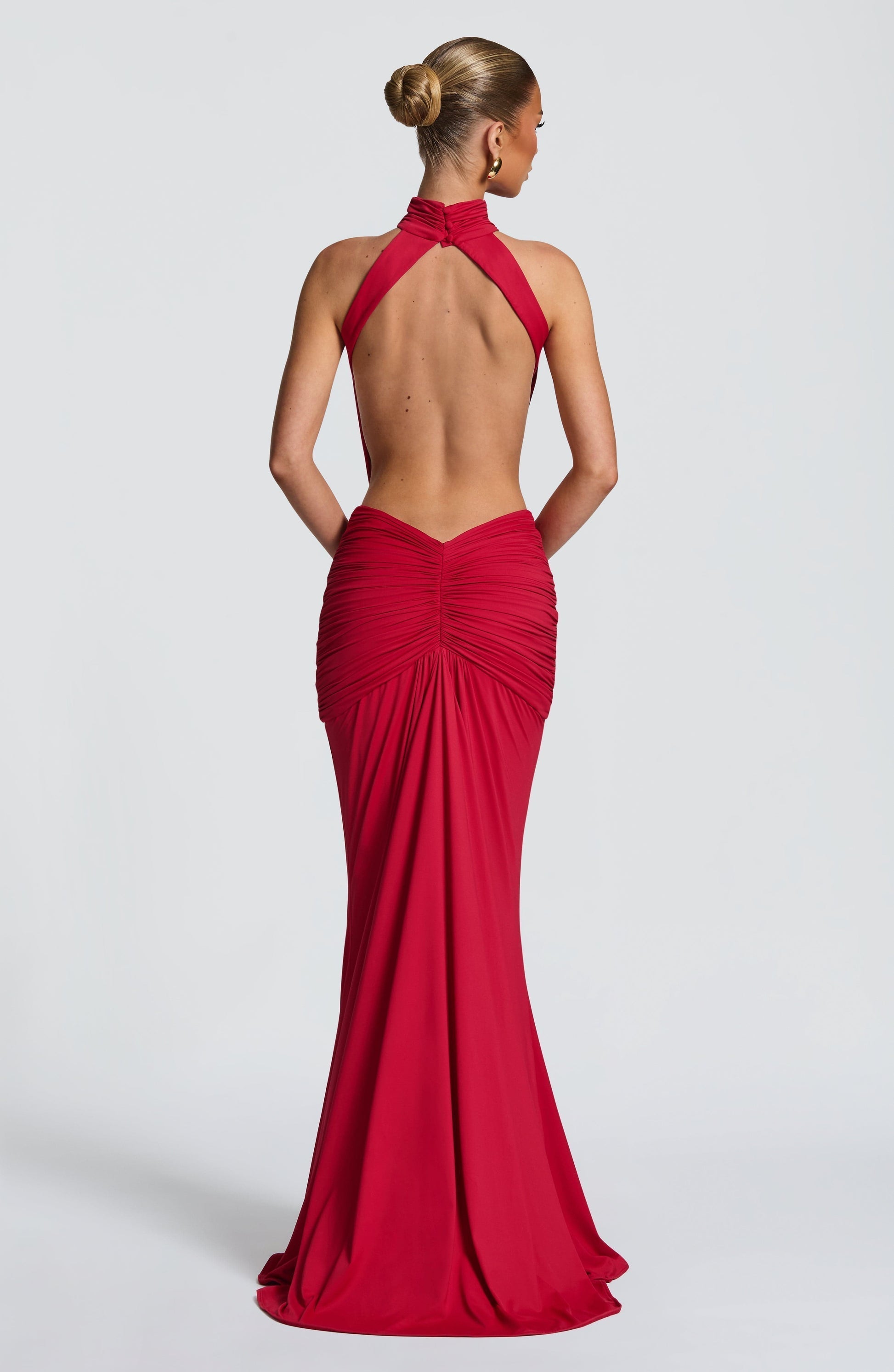 Vestido Teodora Ciruela Maxi