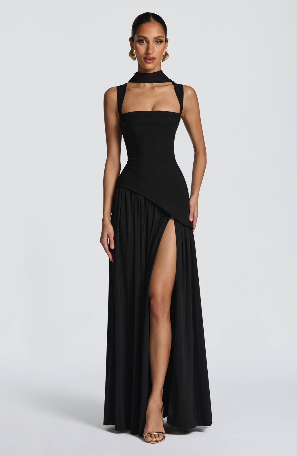Vestido Maxi Jardín Lila