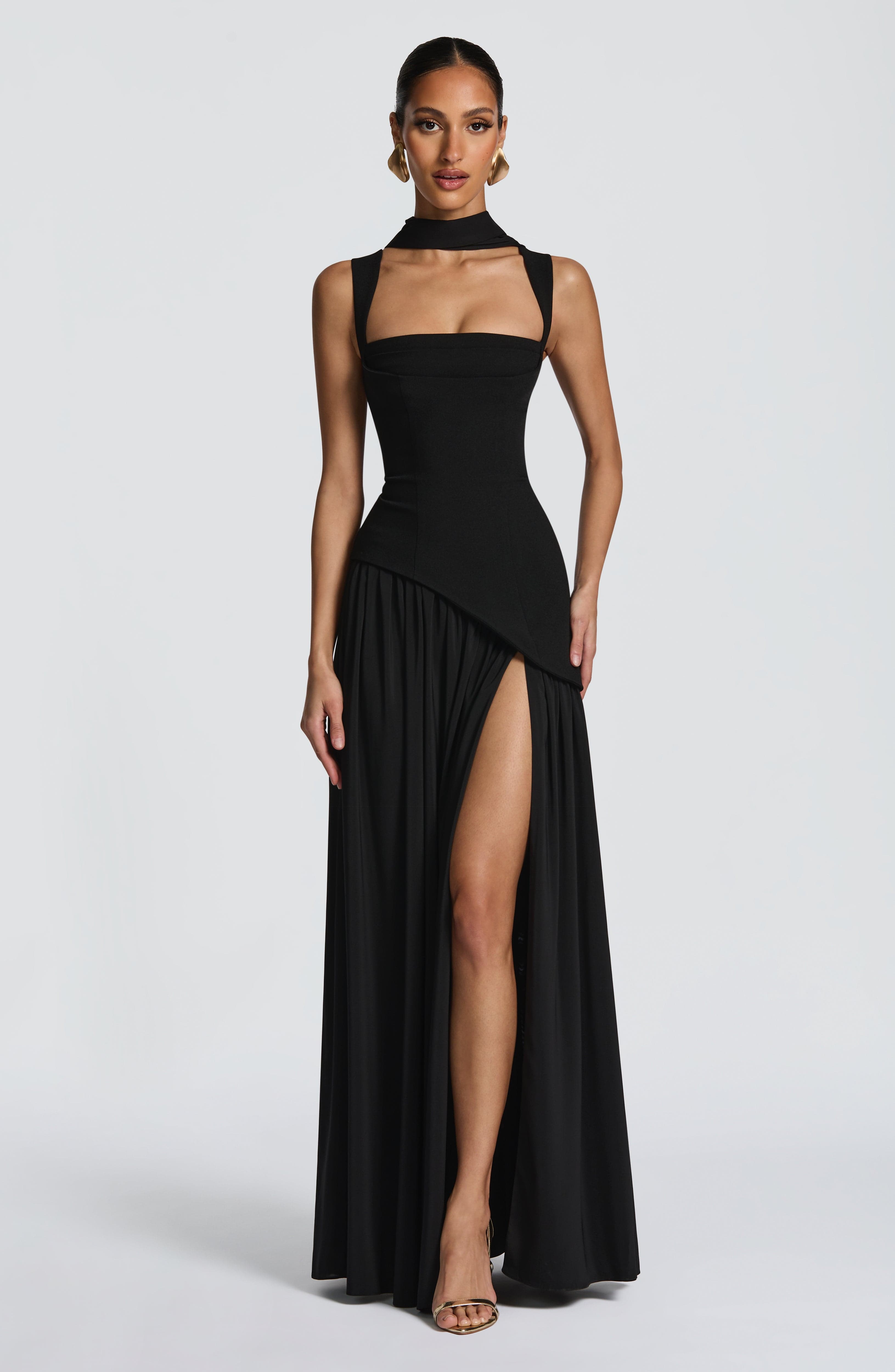 Vestido Maxi Jardín Lila
