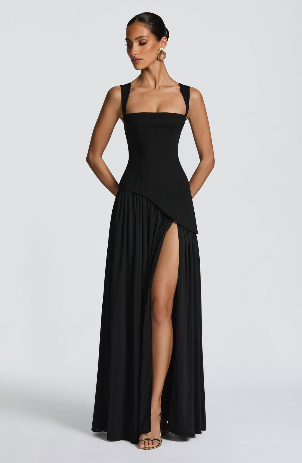 Vestido Maxi Jardín Lila