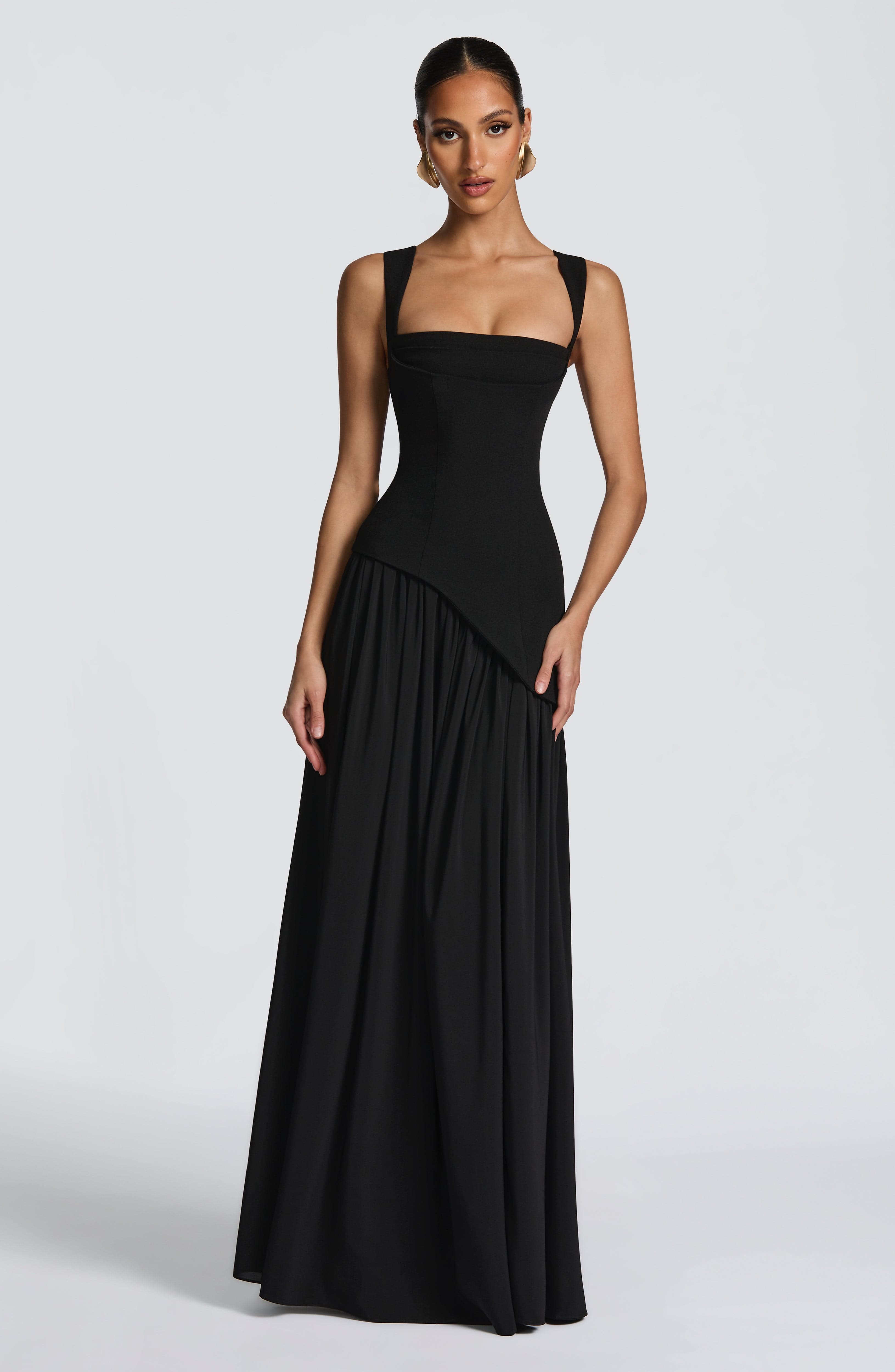 Vestido Maxi Jardín Lila
