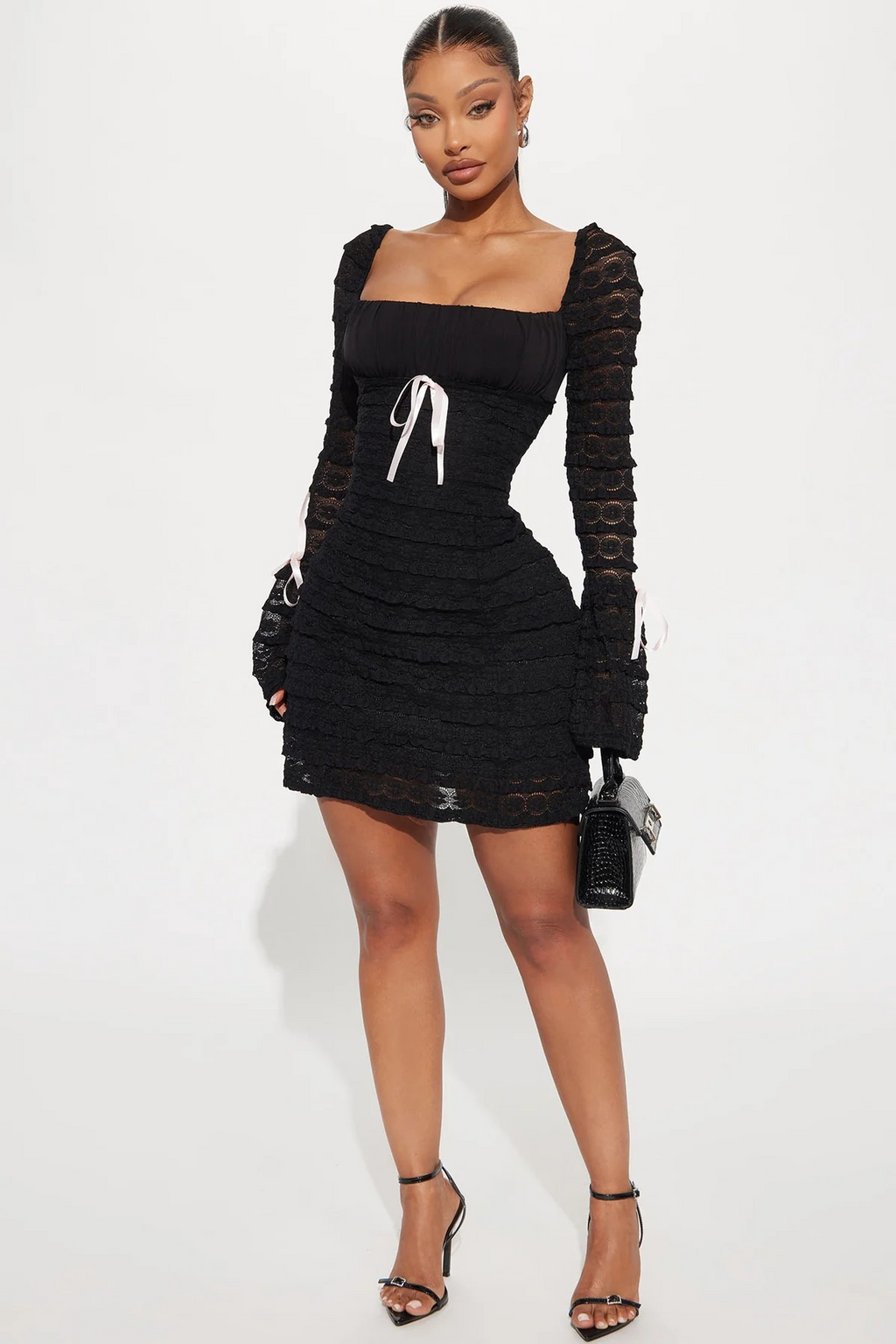 Eloria Ruché Vestido Mini