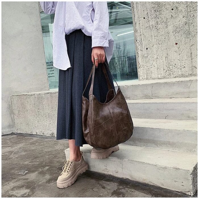 Bolso de Cuero Vintage